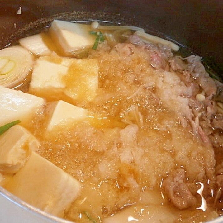 簡単！時短！☆豆腐と牛肉のみぞれ煮☆